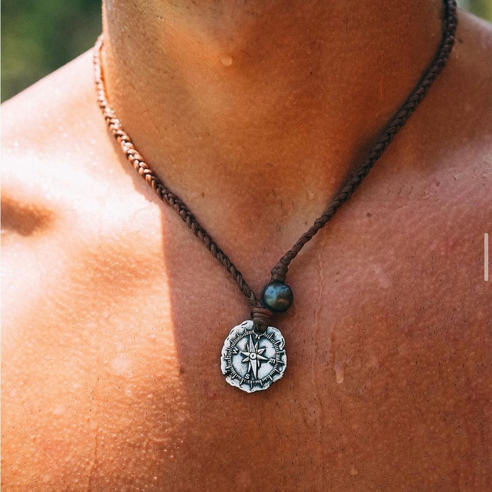 Brand New Royale Merchant Compass Coin Necklace. Men or Women!